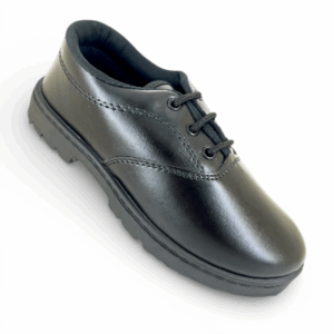 boys lace school shoes black