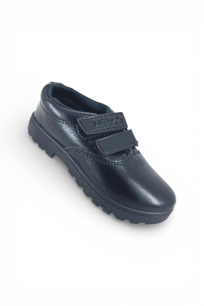 DOUBLE-WELCRO-BLACK-SCHOOL-SHOE-1 Double welcro school shoes black for boys and girls