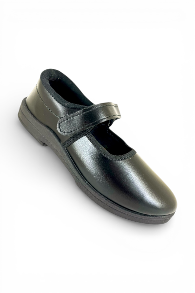 GIRLS-WELCRO-SCHOOL-SHOES-BLACK-1 Girls welcro school shoes black