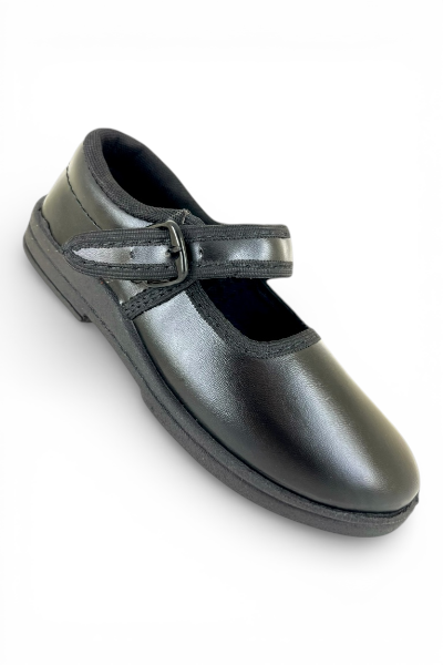 Girls-Buckle-Black-school-shoe-1 Girls buckle black school shoes