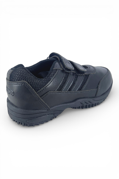 Soft-pvc-school-shoes-black-sports-style-velcro-3