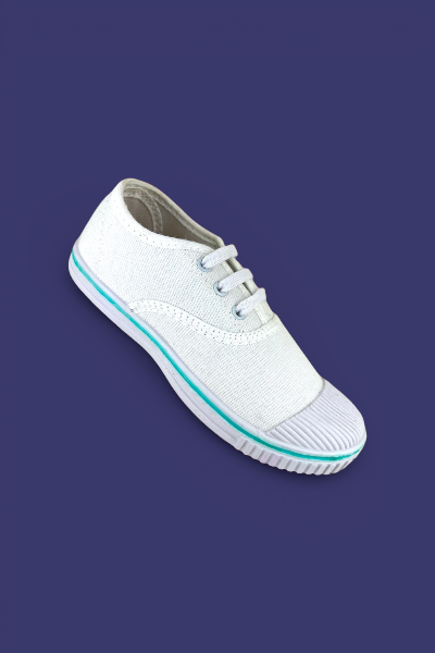 Tennis-canvas-school-shoes-white-11 Tennis canvas white PT sports school shoes