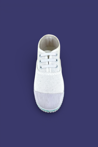 Tennis-canvas-school-shoes-white-12 Tennis canvas white PT sports school shoes