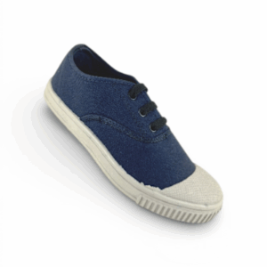 Tennis cloth shoe navy blue color
